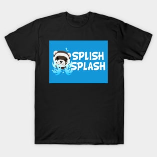 Splish Splash Ferret Bath Mat T-Shirt